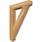 Ekena Millwork Traditional Arts & Crafts Rough Sawn Bracket, Western Red Cedar, 4"W x 24"D x 32"H BKT04X24X32TRA03RWR - alternate 1
